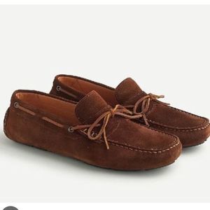 J. Crew Kenton driving moccasins in suede, new!
